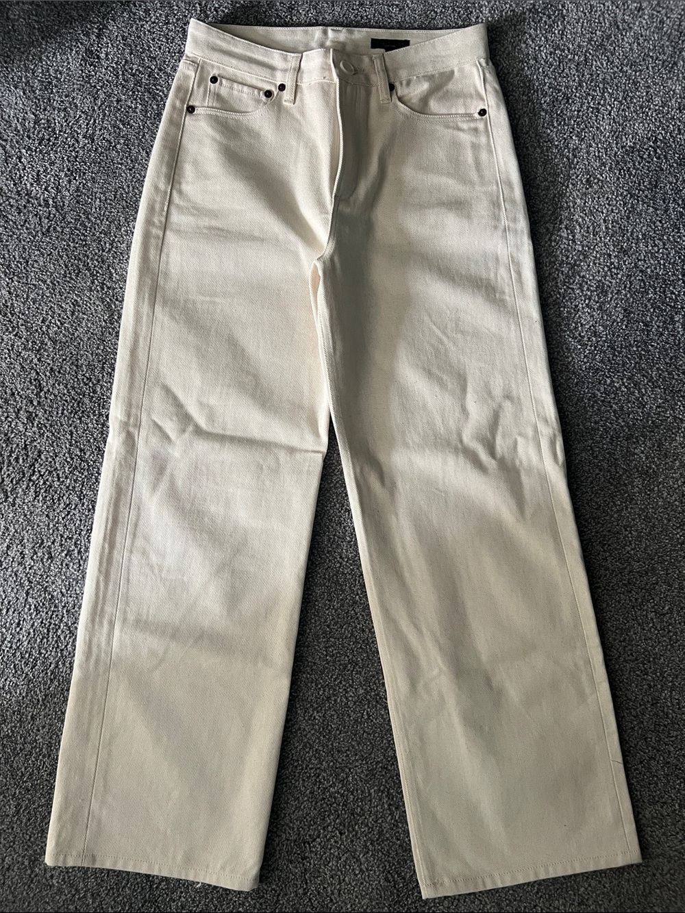 rag & bone Women's Wide-Leg Jeans in Cream